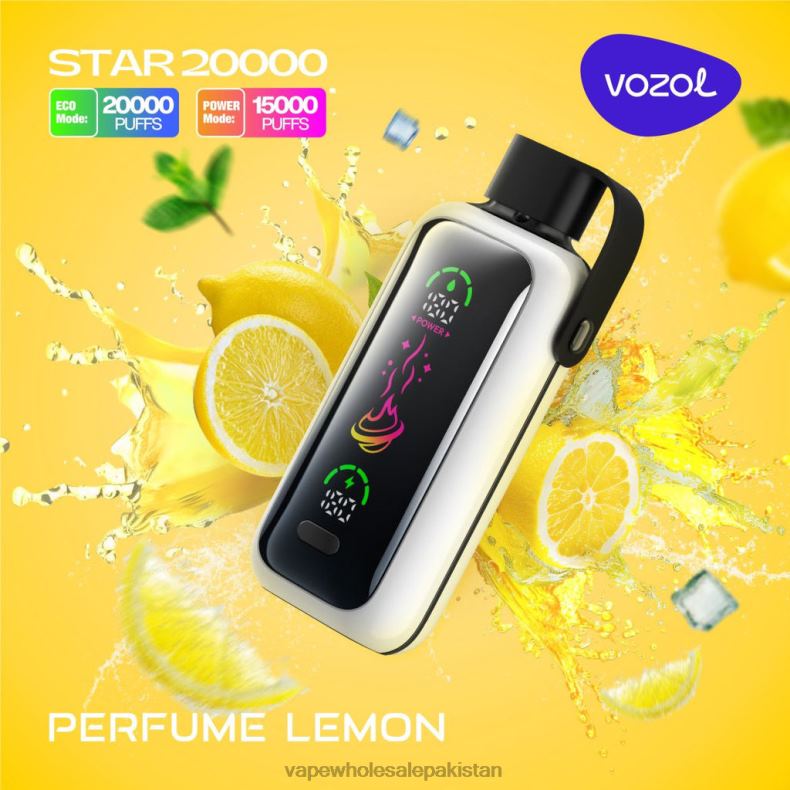 Vape Companies In Pakistan PERFUME LEMON D8T2L17 VOZOL STAR 20000