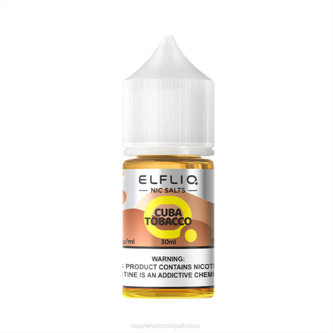 LF8016 CUBA TOBACCO ELFBAR ELFLIQ nic salt 30ml