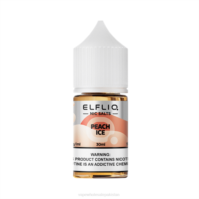 LF8022 PEACH ICE ELFBAR ELFLIQ nic salt 30ml