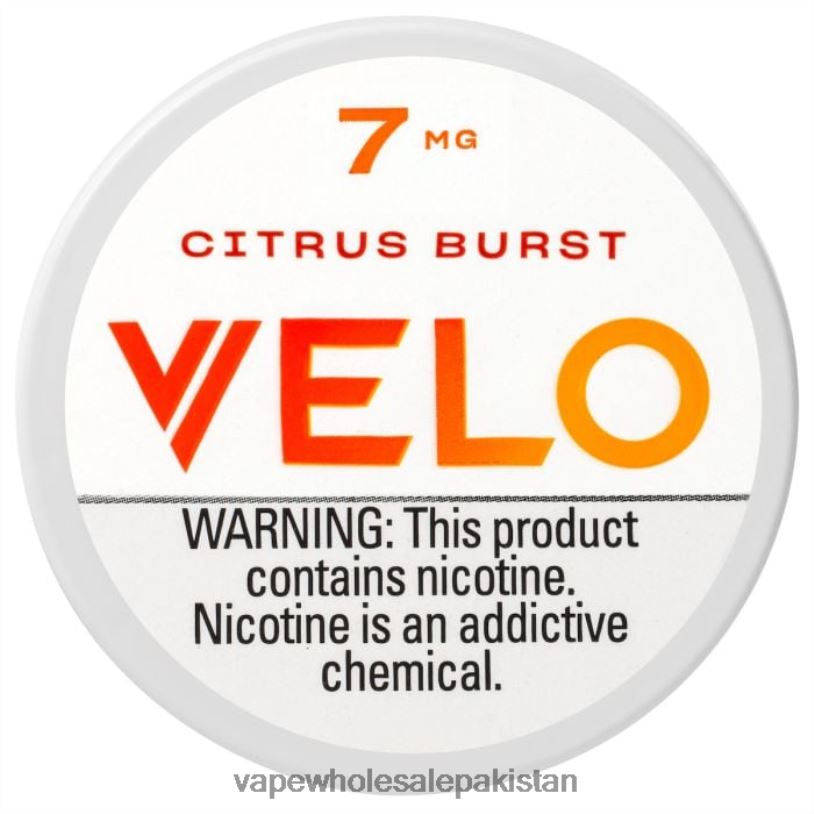 Cheapest Vape Wholesale Citrus Burst D42RL44 VELO Nicotine Pouch 7mg