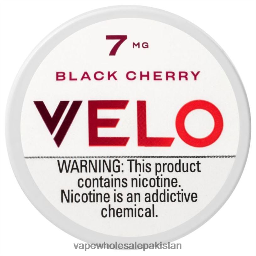 E Cig Wholesale Black Cherry D42RL46 VELO Nicotine Pouch 7mg