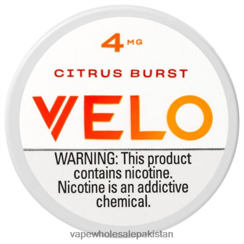 E Cigarette Wholesale Citrus Burst D42RL35 VELO Nicotine Pouch 4mg