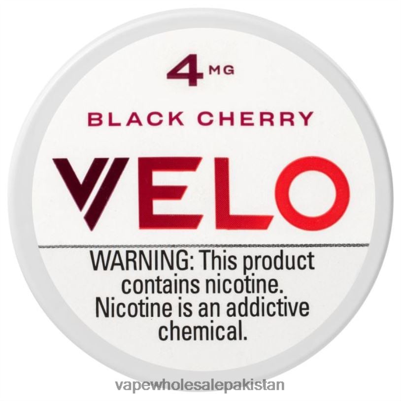 Electronic Cigarette Wholesale Black Cherry D42RL37 VELO Nicotine Pouch 4mg