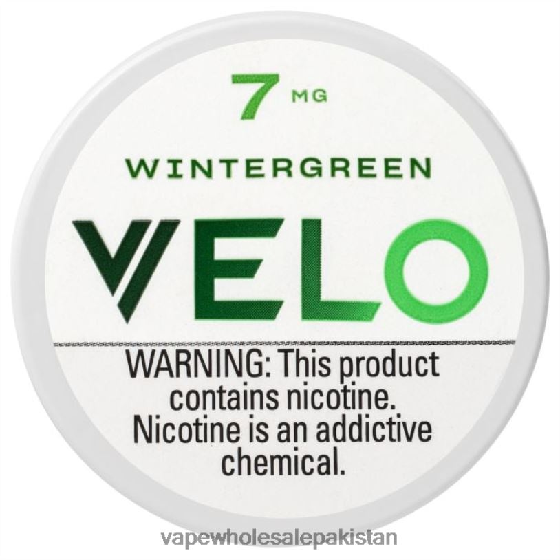 Electronic Cigarette Wholesale Wintergreen D42RL47 VELO Nicotine Pouch 7mg