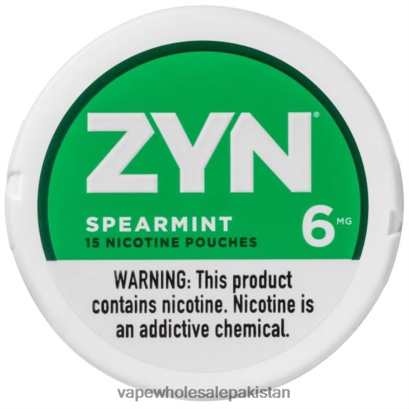 E Cigarette Wholesale Spearmint D42RL15 ZYN Nicotine Pouch 6mg