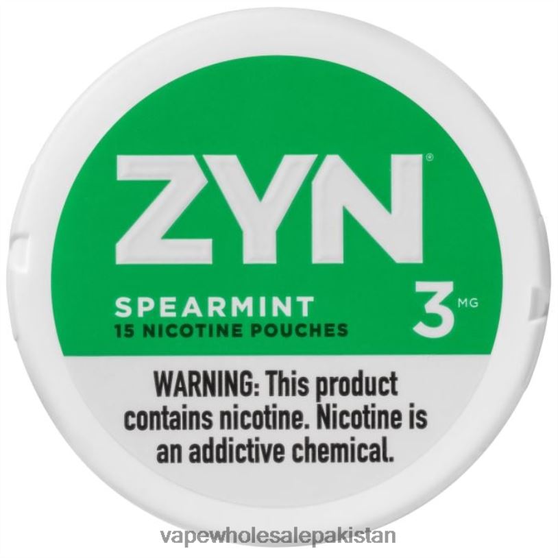 E Cigarette Wholesale Spearmint D42RL25 ZYN Nicotine Pouch 3mg