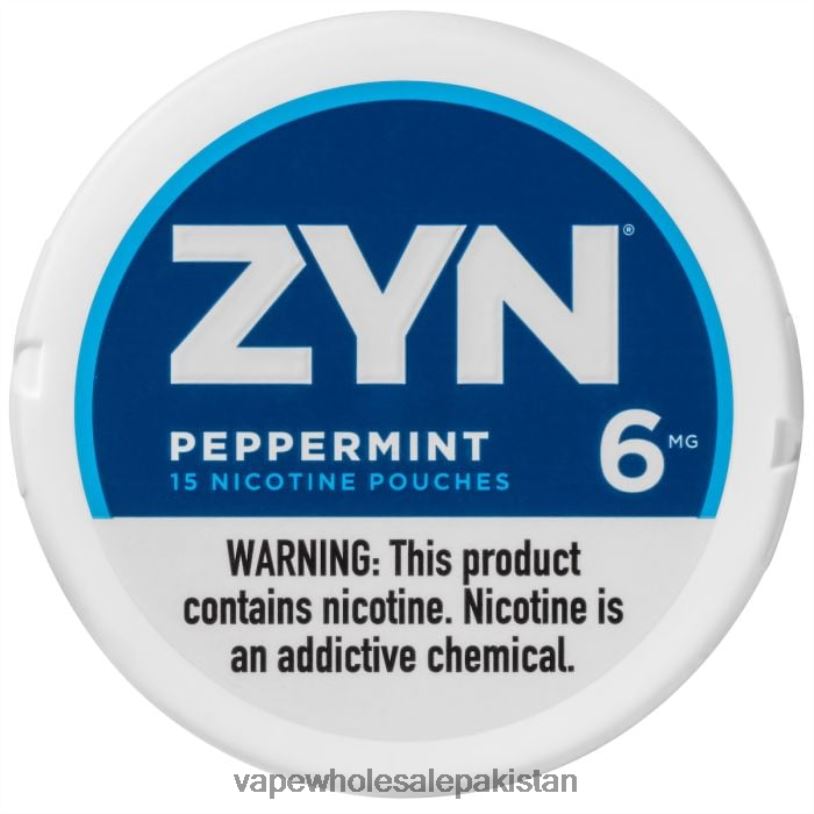 Electronic Cigarette Wholesale Supplier Peppermint D42RL18 ZYN Nicotine Pouch 6mg