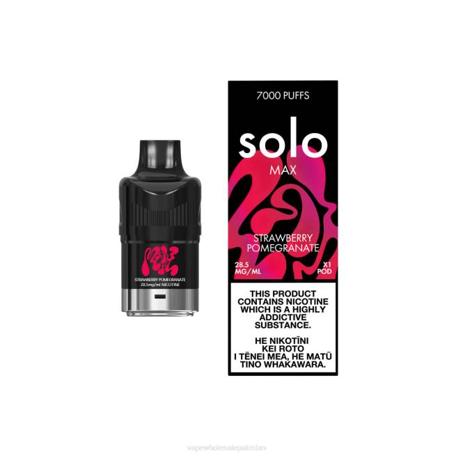 Cheapest Vape Wholesale 8Z0684 - Solo MAX Pod Strawberry Pomegranate