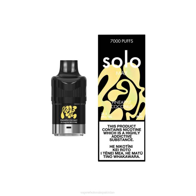 E Cigarette Wholesale 8Z0675 - Solo MAX Pod Pineapple Coconut