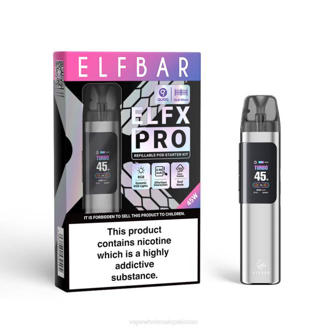 LF801 Sliver ELFBAR ELFX Pro Open Pod Device