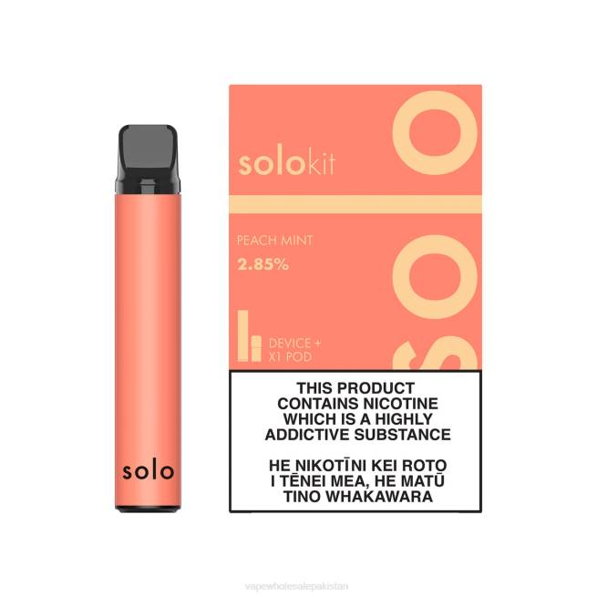 Cheapest Vape Wholesale 8Z0644 - Solo Pod Kit Peach Mint