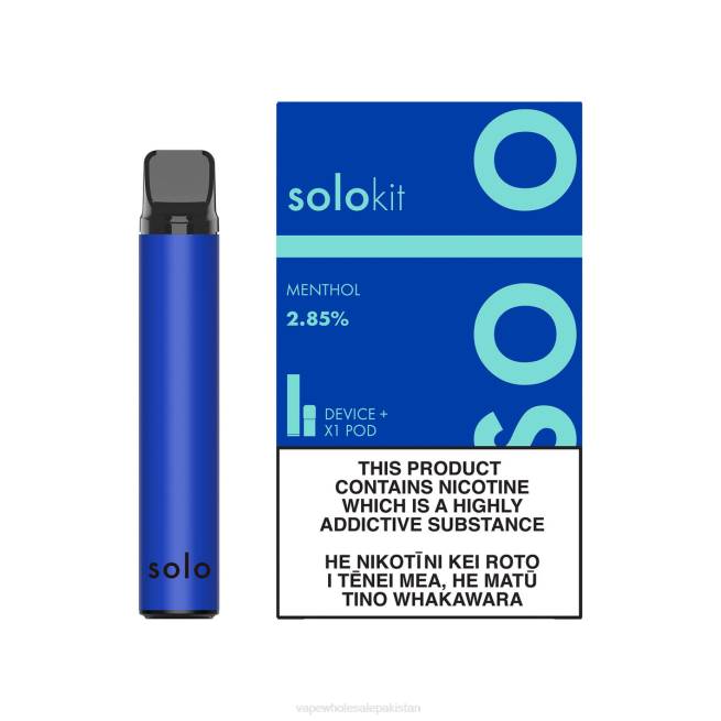 Electronic Cigarette Wholesale 8Z0647 - Solo Pod Kit Menthol