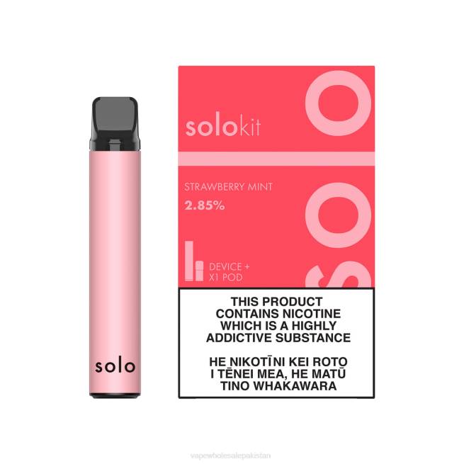 Vape Wholesale Pakistan 8Z0641 - Solo Pod Kit Strawberry Mint